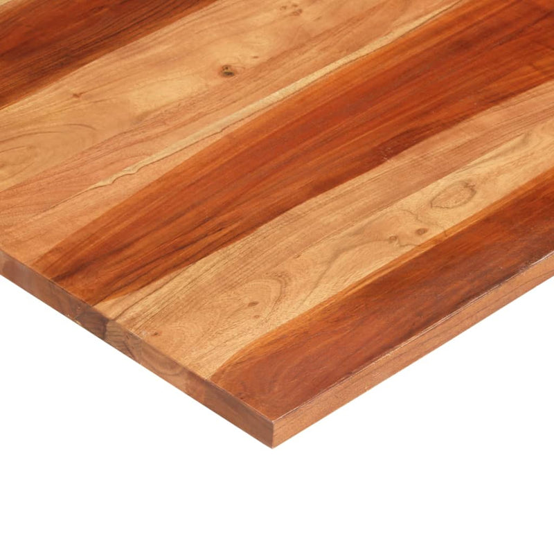vidaXL tömör akácfa asztallap 25-27 mm 70 x 70 cm