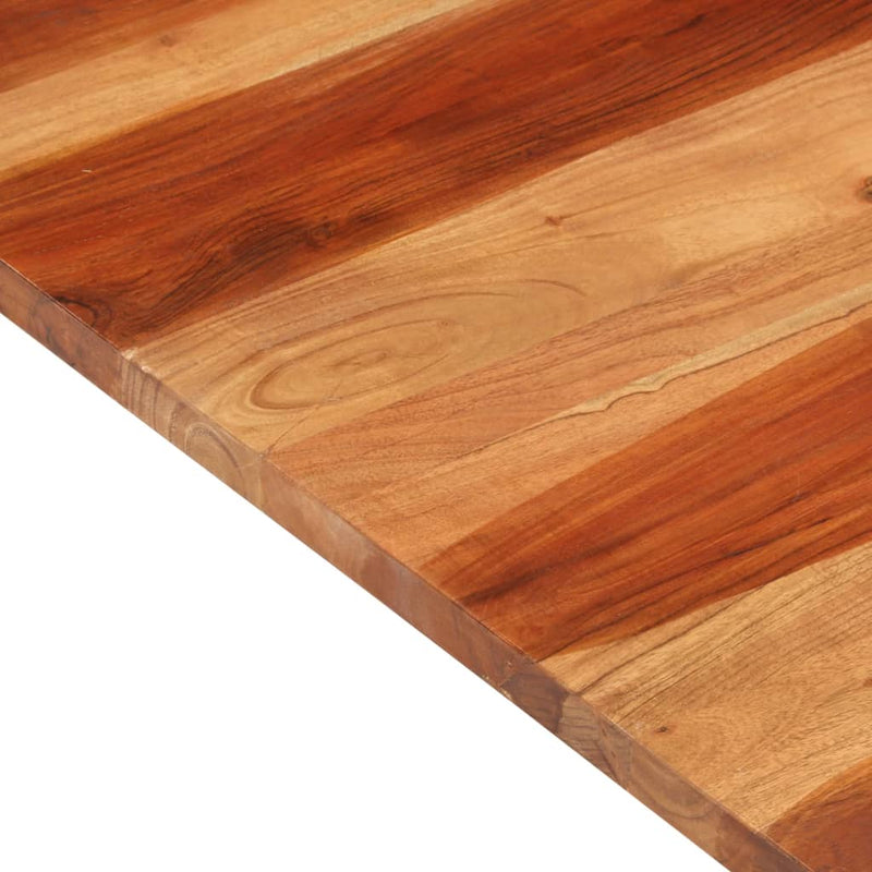 vidaXL tömör akácfa asztallap 25-27 mm 70 x 70 cm