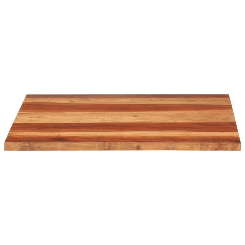 vidaXL tömör akácfa asztallap 25-27 mm 70 x 70 cm
