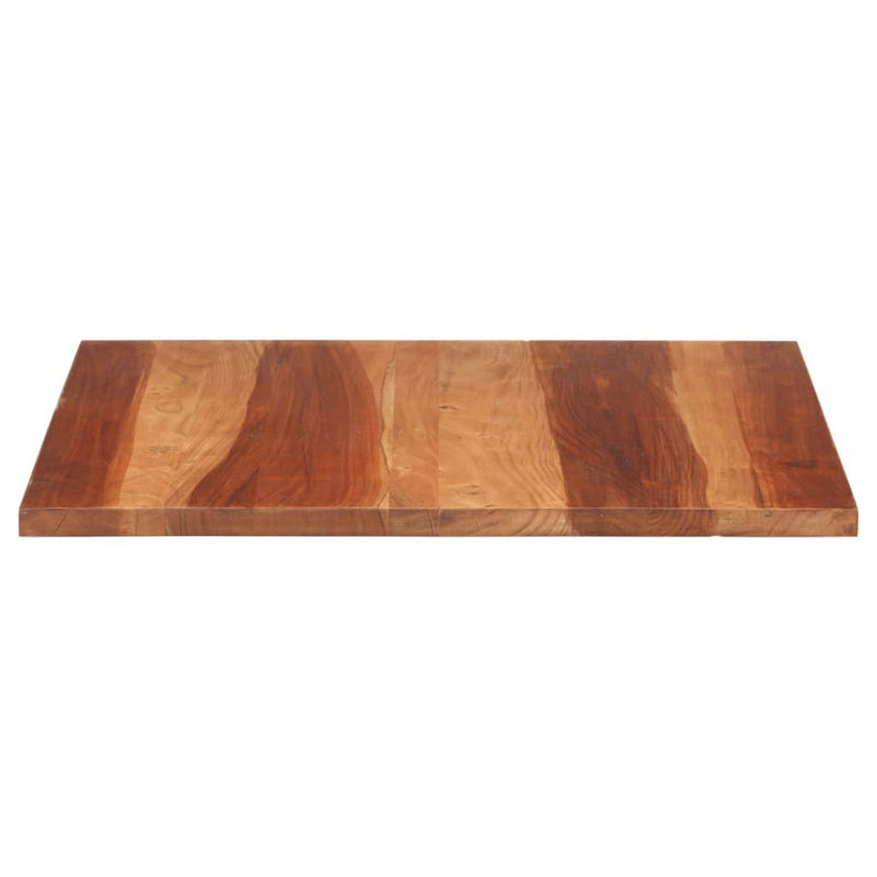vidaXL tömör akácfa asztallap 25-27 mm 70 x 70 cm