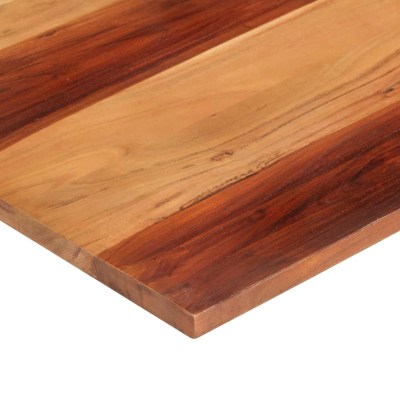 vidaXL tömör akácfa asztallap 25-27 mm 70 x 80 cm