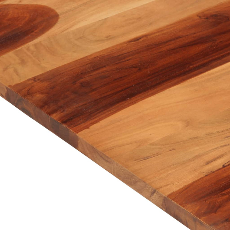 vidaXL tömör akácfa asztallap 25-27 mm 70 x 80 cm