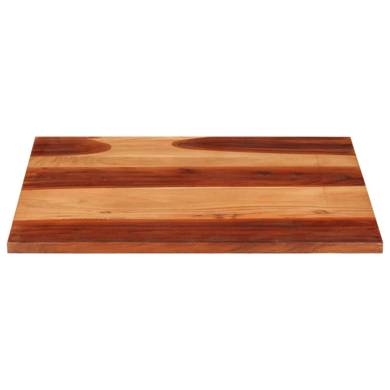 vidaXL tömör akácfa asztallap 25-27 mm 70 x 80 cm