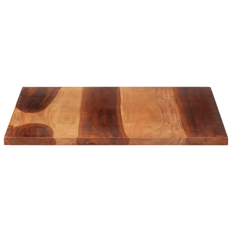 vidaXL tömör akácfa asztallap 25-27 mm 70 x 80 cm