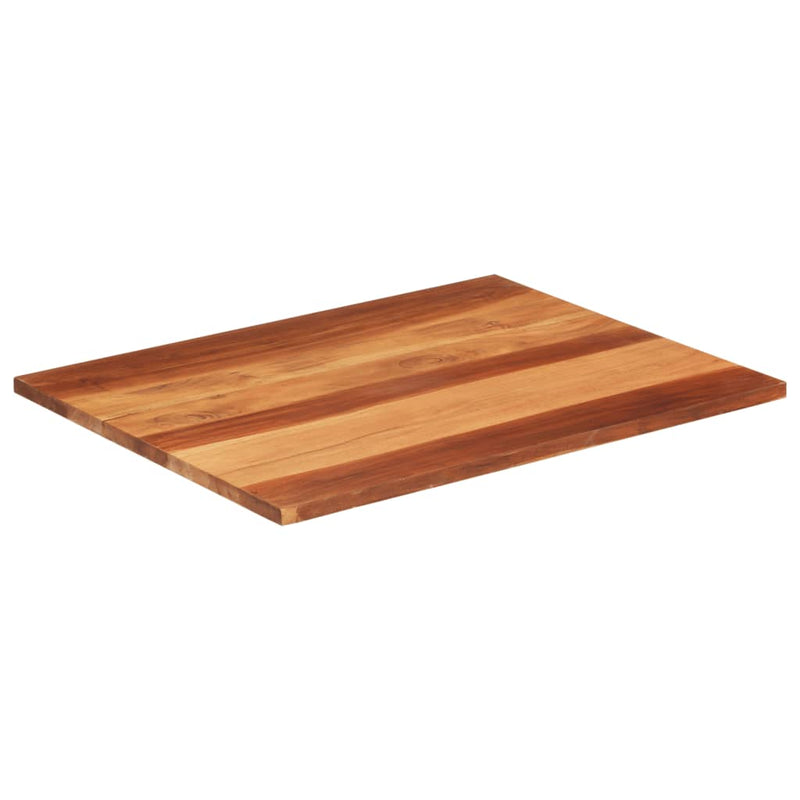 vidaXL tömör akácfa asztallap 25-27 mm 70 x 90 cm