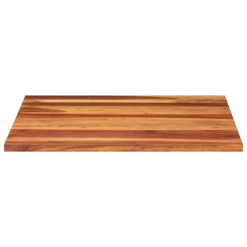 vidaXL tömör akácfa asztallap 25-27 mm 80 x 80 cm