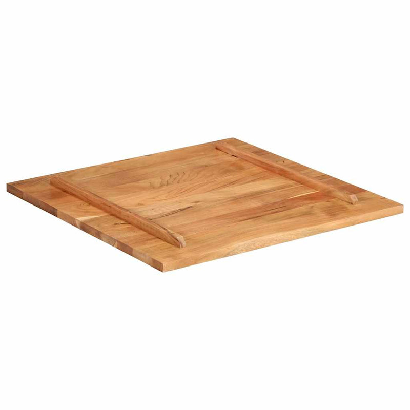 vidaXL tömör akácfa asztallap 25-27 mm 80 x 80 cm