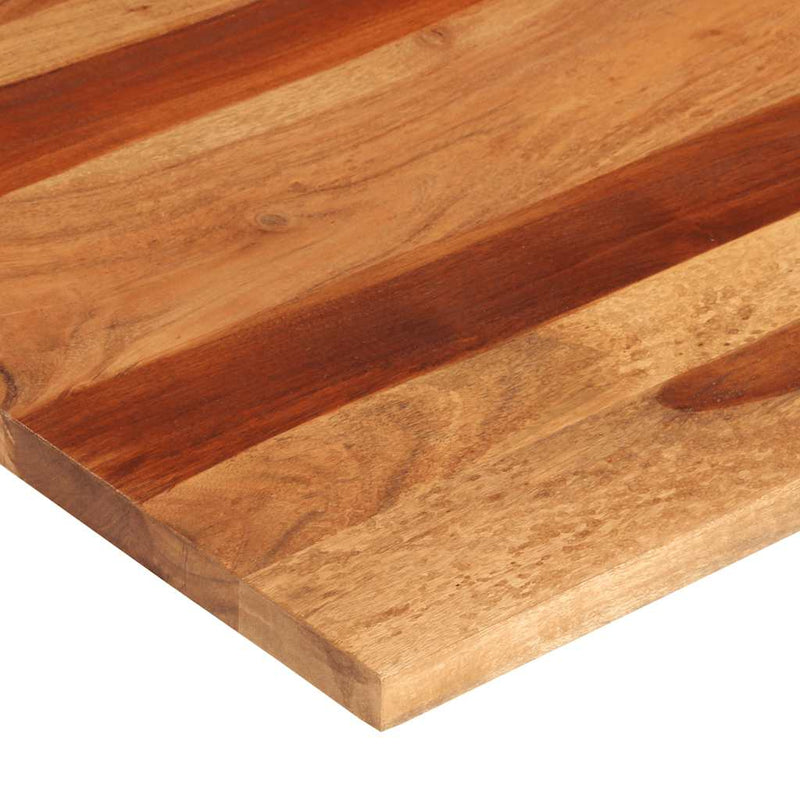 vidaXL tömör akácfa asztallap 25-27 mm 80 x 80 cm
