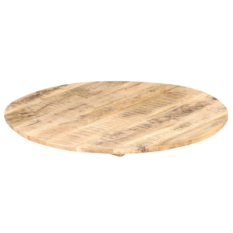 vidaXL kerek tömör mangófa asztallap 15-16 mm 80 cm