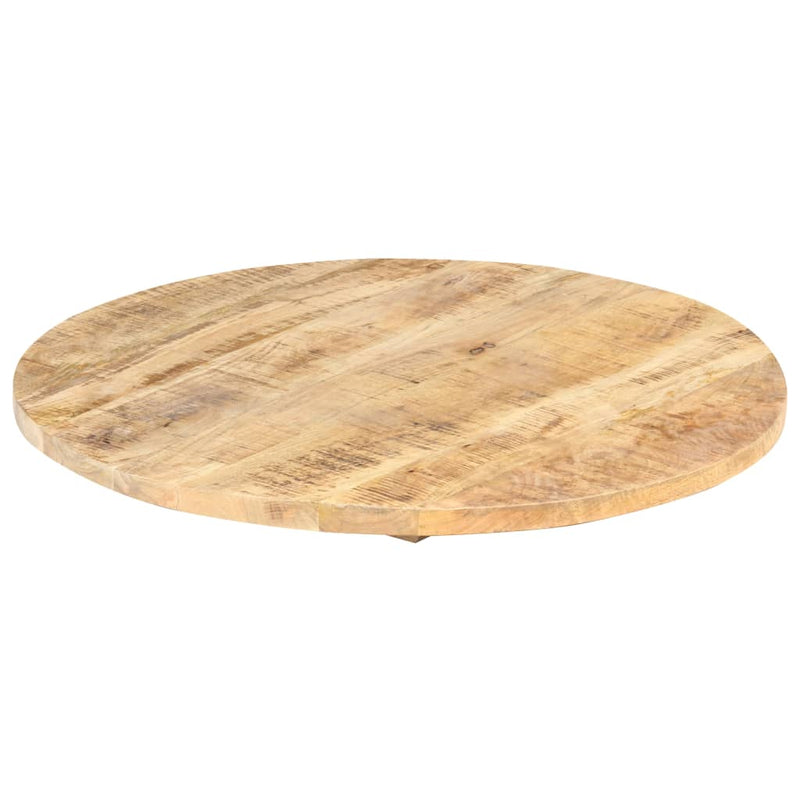 vidaXL kerek tömör mangófa asztallap 25-27 mm 50 cm