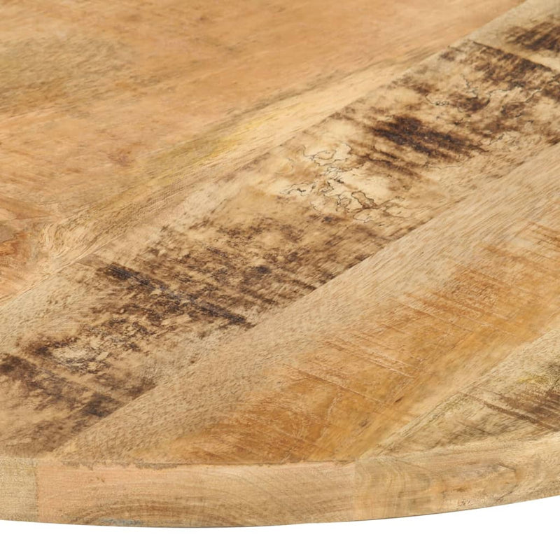 vidaXL kerek tömör mangófa asztallap 25-27 mm 80 cm