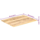 vidaXL tömör mangófa asztallap 15-16 mm 90 x 60 cm