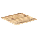 vidaXL tömör mangófa asztallap 15-16 mm 70 x 70 cm