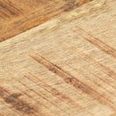 vidaXL tömör mangófa asztallap 25-27 mm 60 x 60 cm