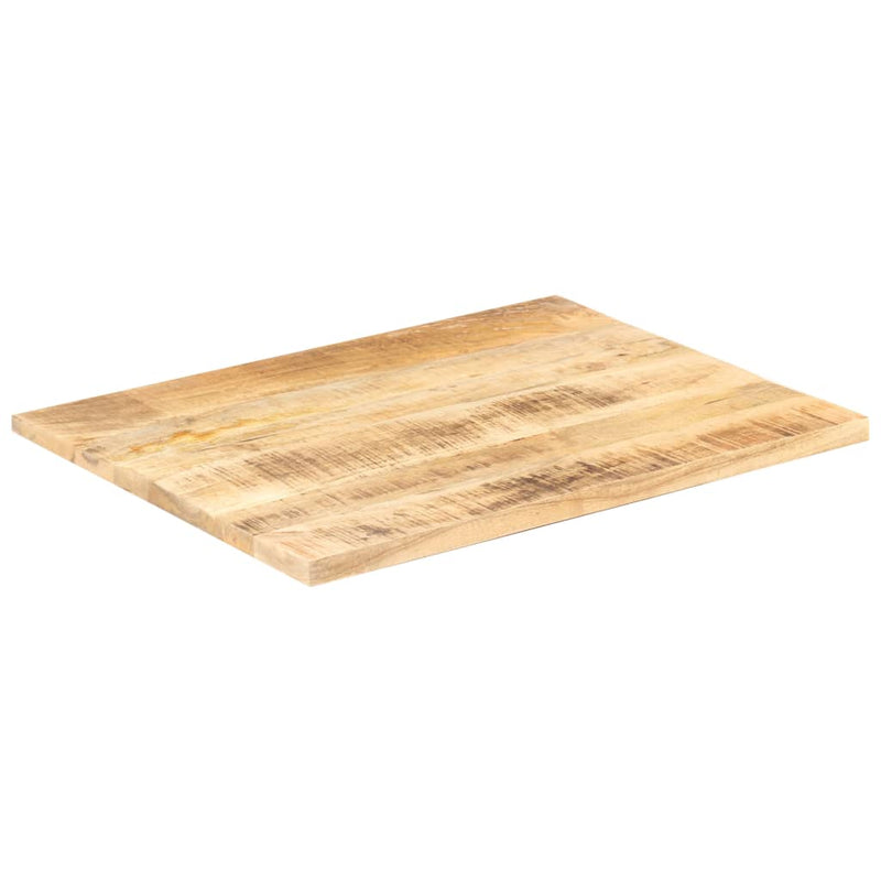vidaXL tömör mangófa asztallap 25-27 mm 80 x 60 cm