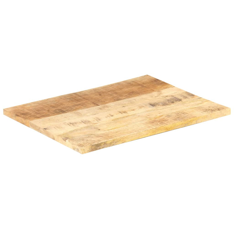 vidaXL tömör mangófa asztallap 25-27 mm 80 x 60 cm