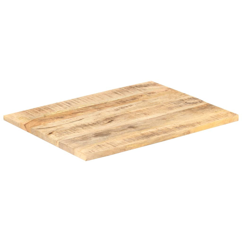 vidaXL tömör mangófa asztallap 25-27 mm 90 x 60 cm