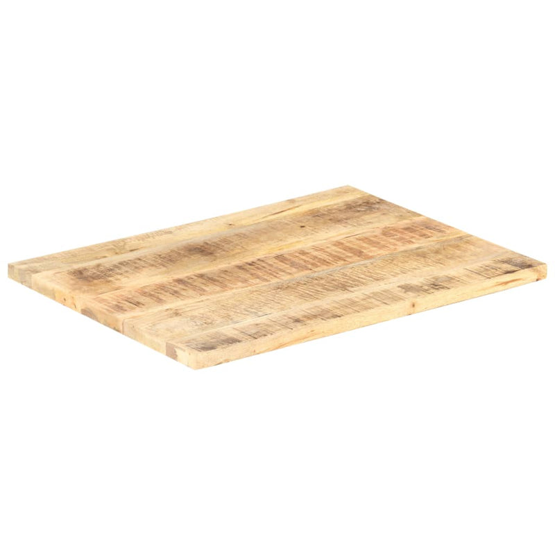 vidaXL tömör mangófa asztallap 25-27 mm 90 x 60 cm