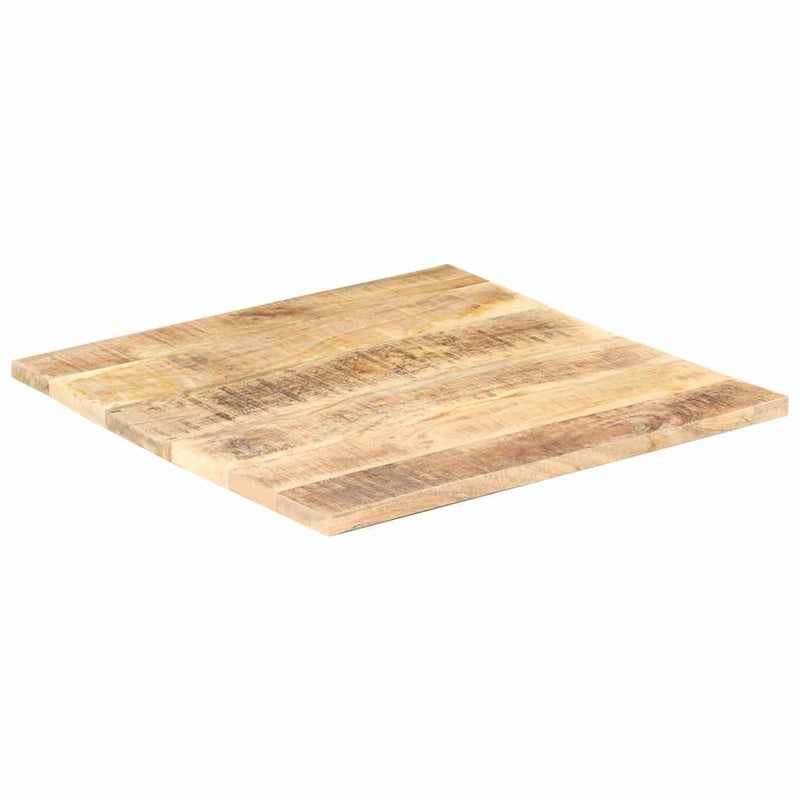 vidaXL tömör mangófa asztallap 25-27 mm 70 x 70 cm