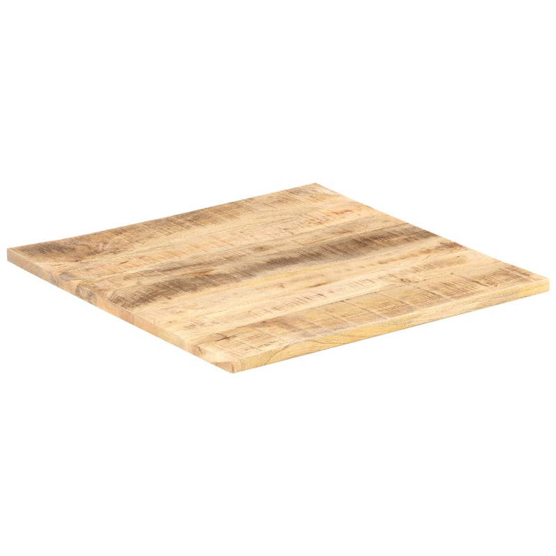 vidaXL tömör mangófa asztallap 25-27 mm 80 x 80 cm