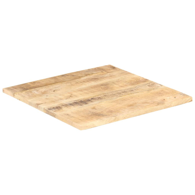 vidaXL tömör mangófa asztallap 25-27 mm 80 x 80 cm