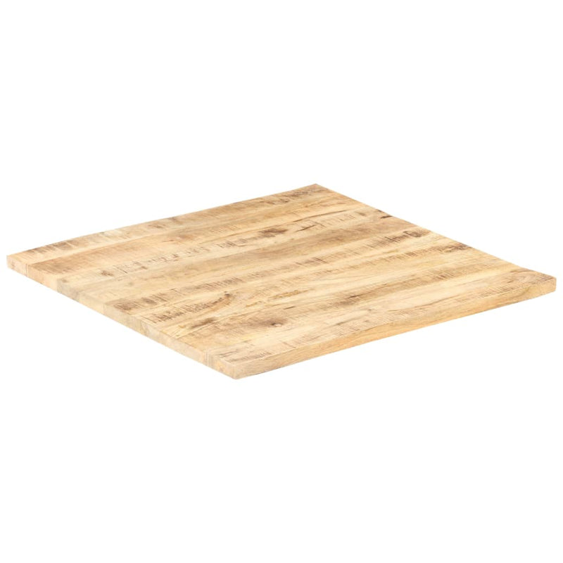 vidaXL tömör mangófa asztallap 25-27 mm 80 x 80 cm