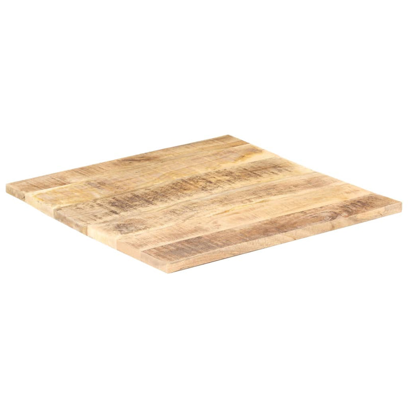 vidaXL tömör mangófa asztallap 25-27 mm 80 x 80 cm