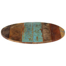 vidaXL kerek tömör újrahasznosított fa asztallap 60 cm 15-16 mm