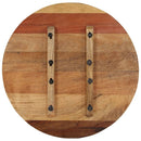 vidaXL kerek tömör újrahasznosított fa asztallap 60 cm 15-16 mm