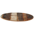 vidaXL kerek tömör újrahasznosított fa asztallap 70 cm 15-16 mm