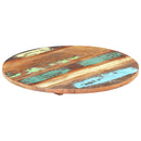 vidaXL kerek tömör újrahasznosított fa asztallap 40 cm 25-27 mm