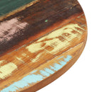 vidaXL kerek tömör újrahasznosított fa asztallap 50 cm 25-27 mm