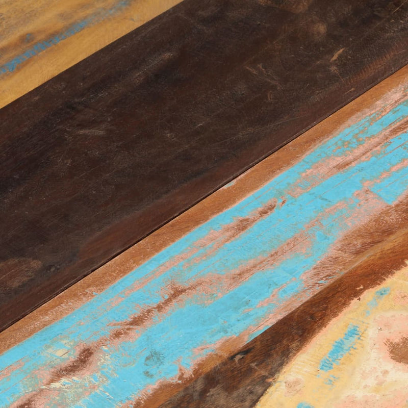 vidaXL kerek tömör újrahasznosított fa asztallap 80 cm 25-27 mm