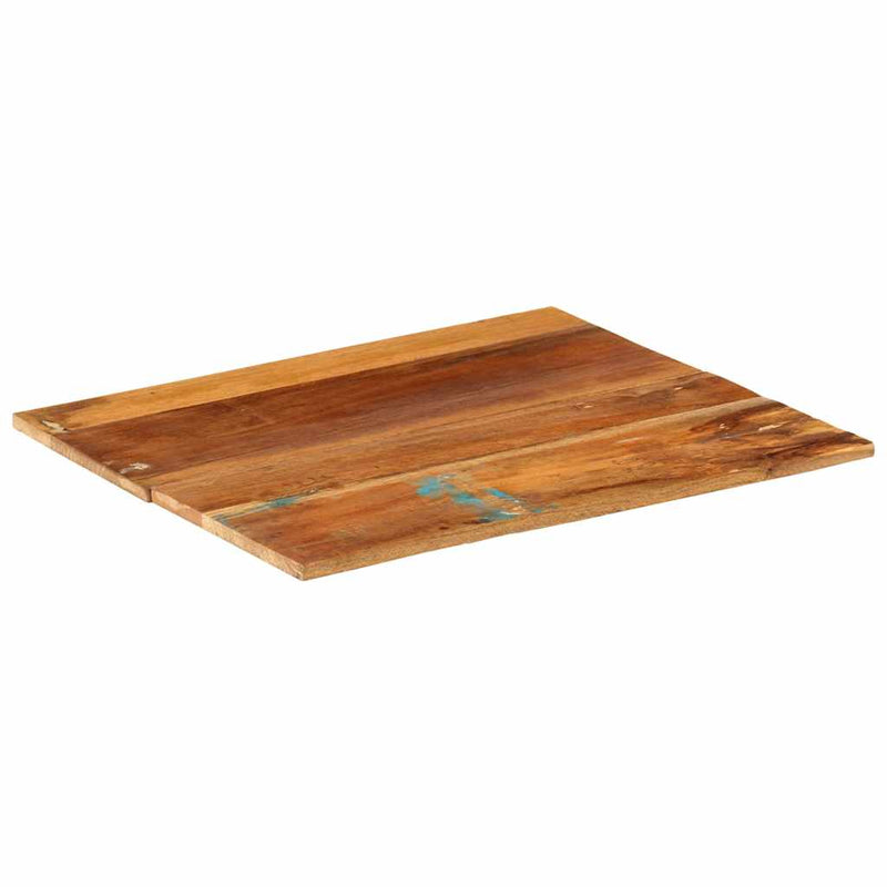 vidaXL négyszögű tömör újrahasznosított fa asztallap 60x70 cm 15-16 mm