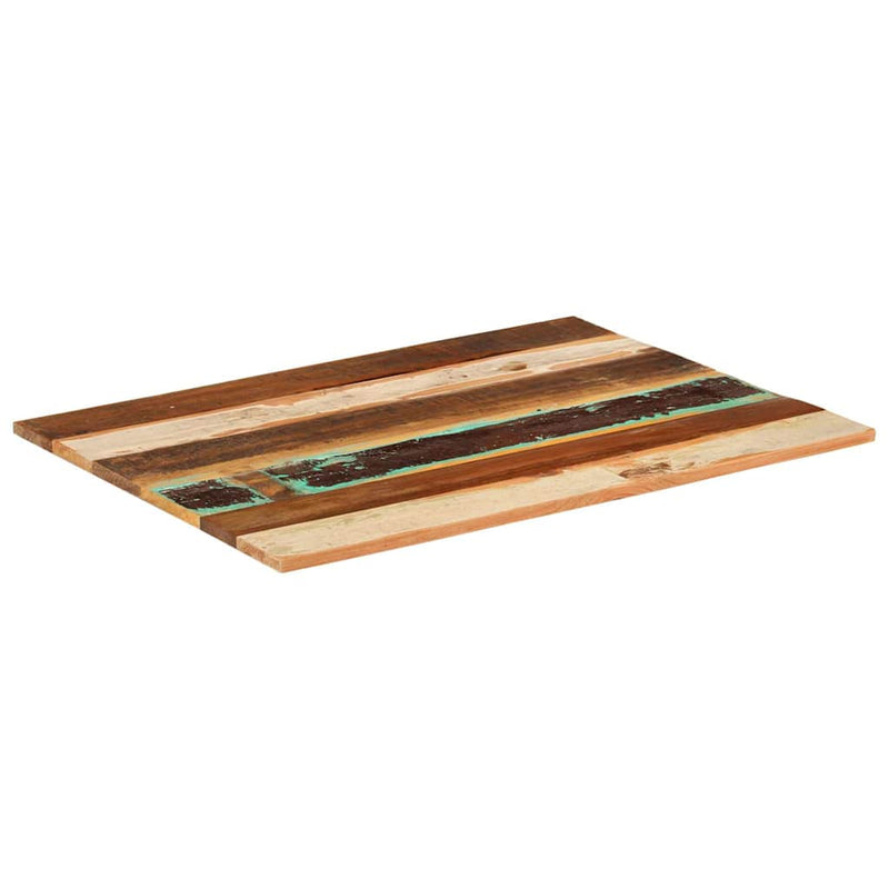 vidaXL négyszögű tömör újrahasznosított fa asztallap 60x80 cm 15-16 mm