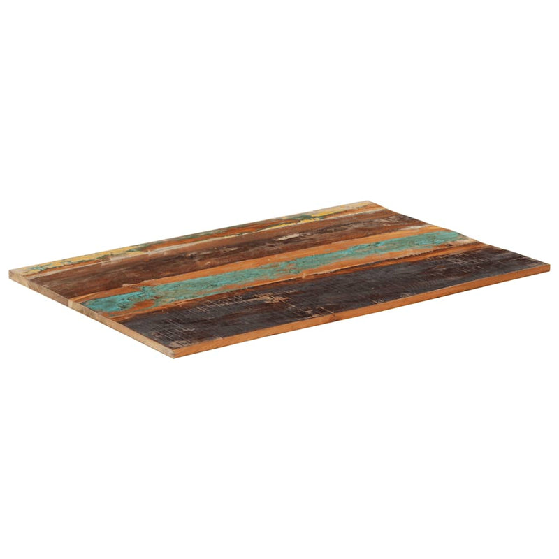 vidaXL négyszögű tömör újrahasznosított fa asztallap 60x90 cm 15-16 mm