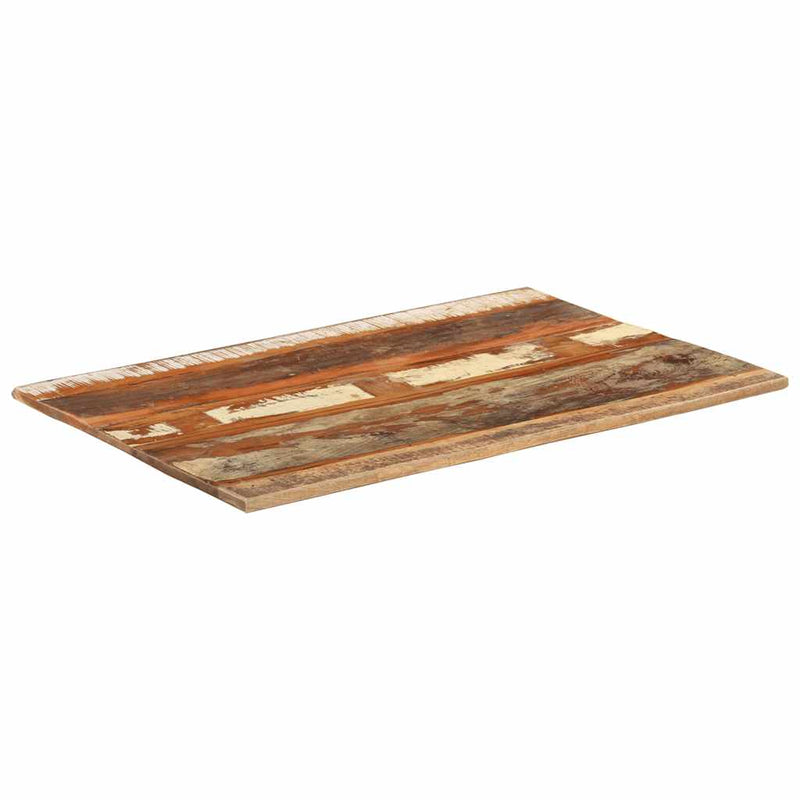 vidaXL négyszögű tömör újrahasznosított fa asztallap 60x90 cm 15-16 mm