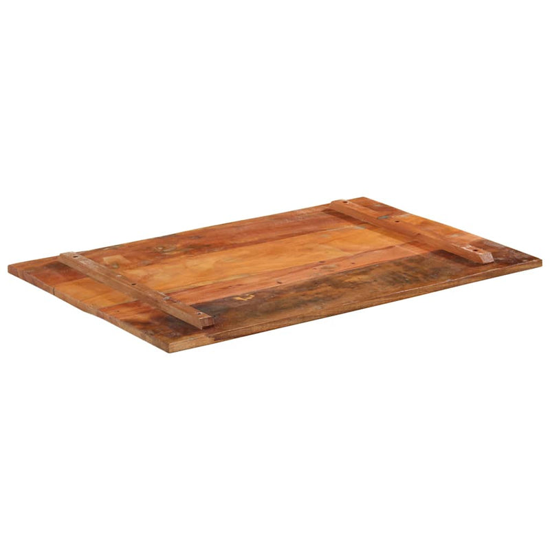 vidaXL négyszögű tömör újrahasznosított fa asztallap 60x90 cm 15-16 mm