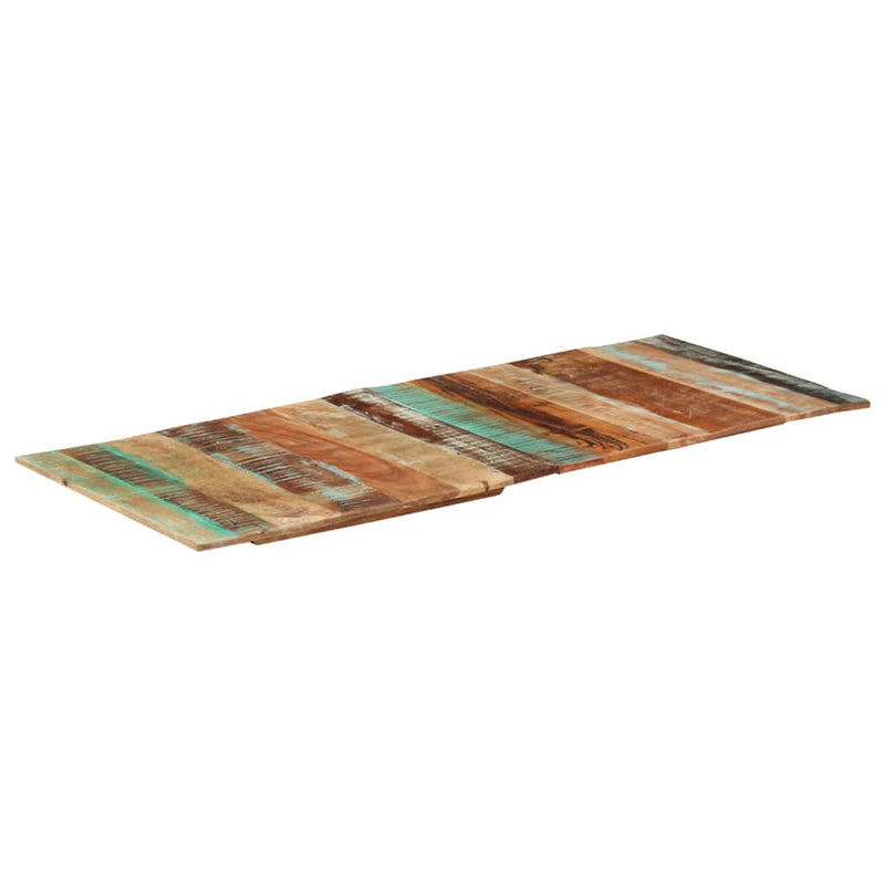 vidaXL négyszögű tömör újrahasznosított fa asztallap 60x140cm 15-16 mm