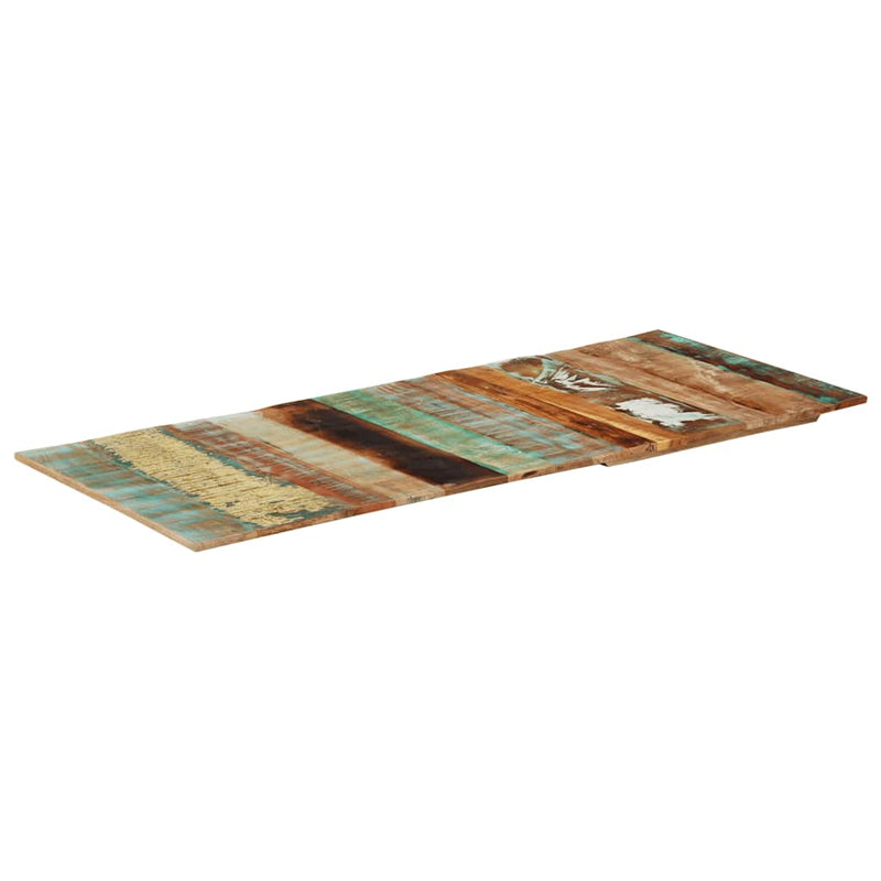vidaXL négyszögű tömör újrahasznosított fa asztallap 60x140cm 15-16 mm
