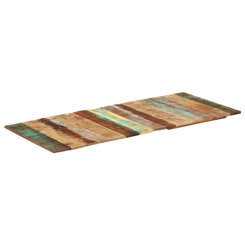 vidaXL négyszögű tömör újrahasznosított fa asztallap 60x140cm 15-16 mm