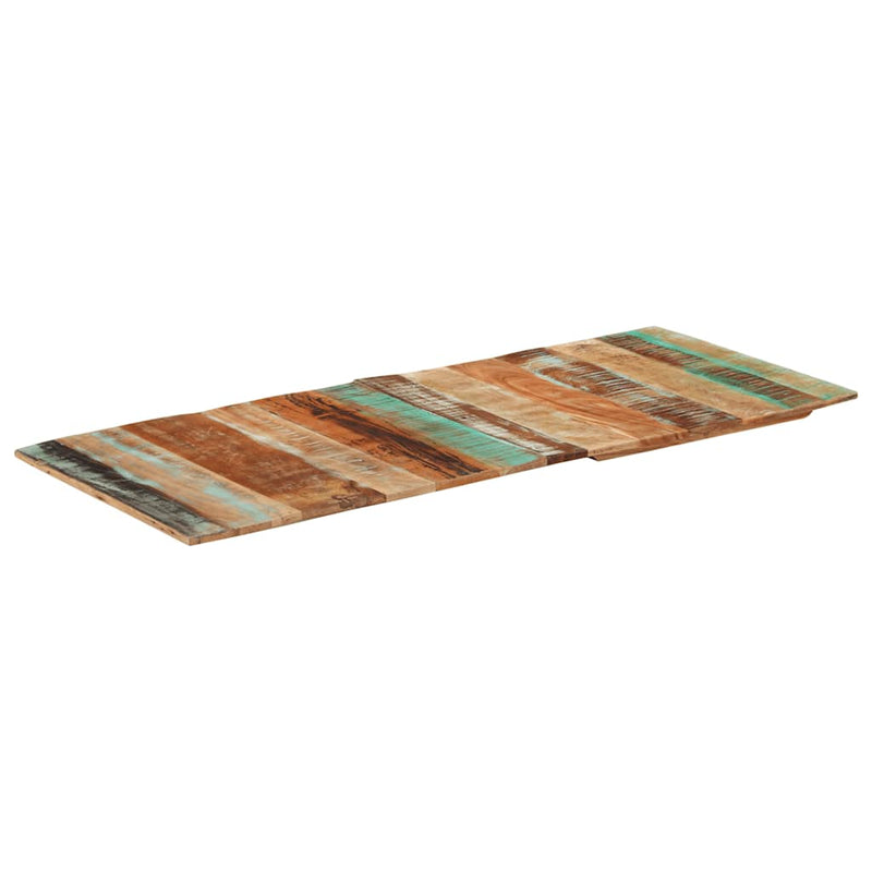 vidaXL négyszögű tömör újrahasznosított fa asztallap 60x140cm 15-16 mm