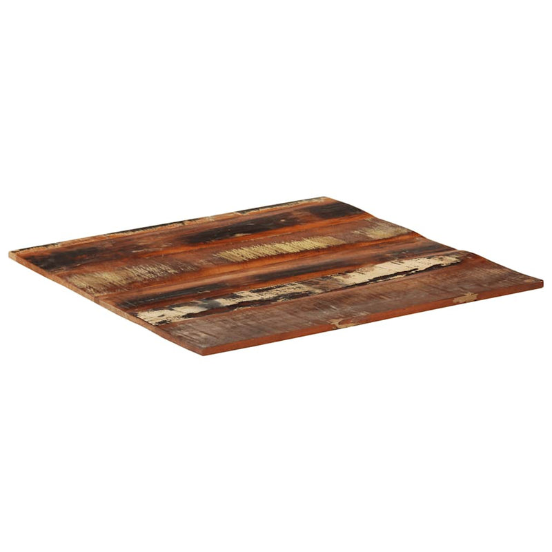 vidaXL négyszögű tömör újrahasznosított fa asztallap 80x80 cm 15-16 mm