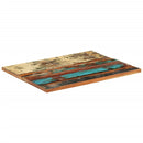 vidaXL négyszögű tömör újrahasznosított fa asztallap 60x80 cm 25-27 mm
