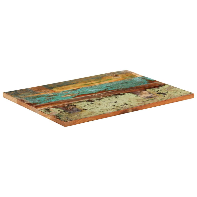 vidaXL négyszögű tömör újrahasznosított fa asztallap 60x80 cm 25-27 mm