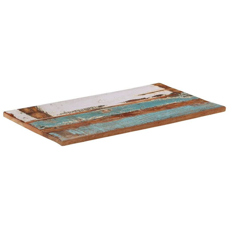 vidaXL négyszögű tömör újrahasznosított fa asztallap 60x100cm 25-27 mm