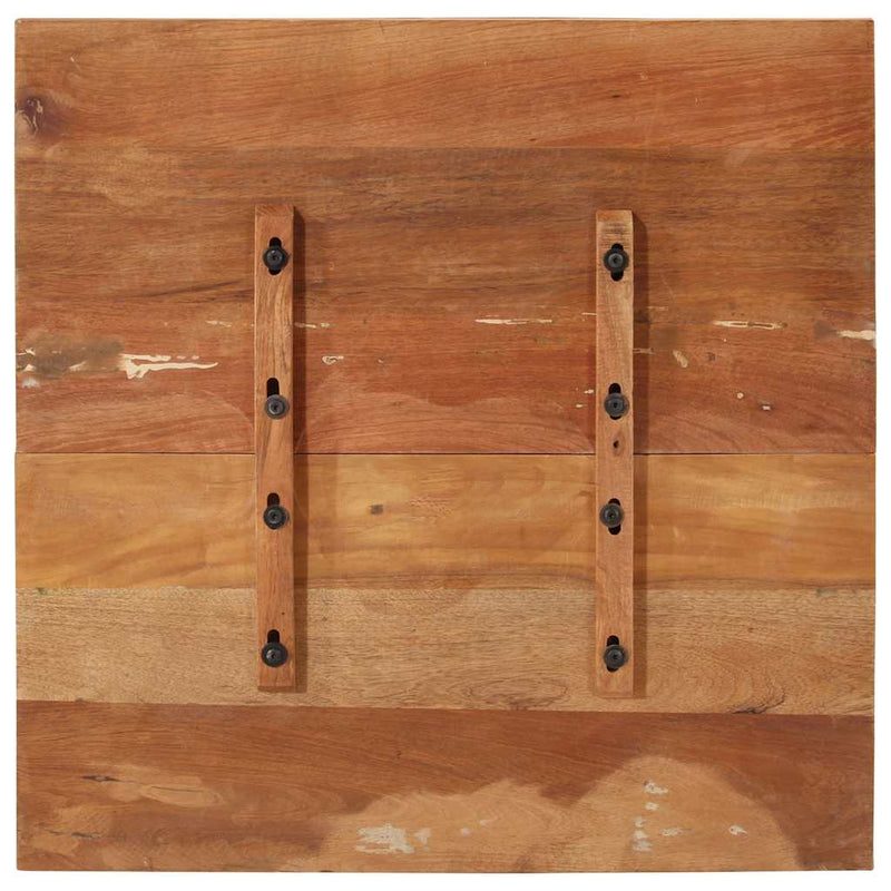 vidaXL négyszögű tömör újrahasznosított fa asztallap 70x70 cm 25-27 mm