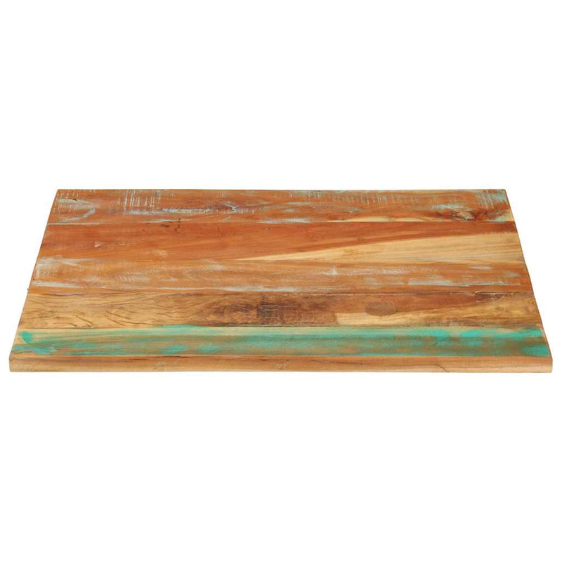 vidaXL négyszögű tömör újrahasznosított fa asztallap 70x80 cm 25-27 mm
