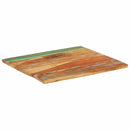 vidaXL négyszögű tömör újrahasznosított fa asztallap 70x80 cm 25-27 mm