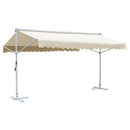 vidaXL krémszínű szabadon álló napellenző 600 x 300 cm